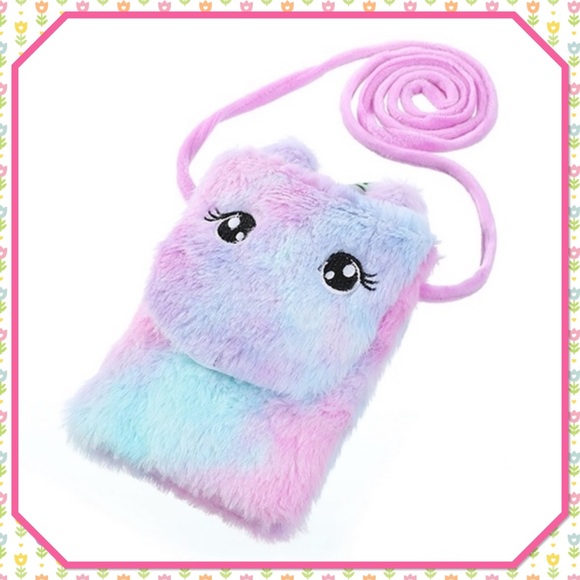 🦄New🦄Unicorn Plush Crossbody Shoulder Bag🦄 - Picture 7 of 8